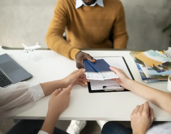 Visa Walk team helping students with study abroad applications in Delhi NCR